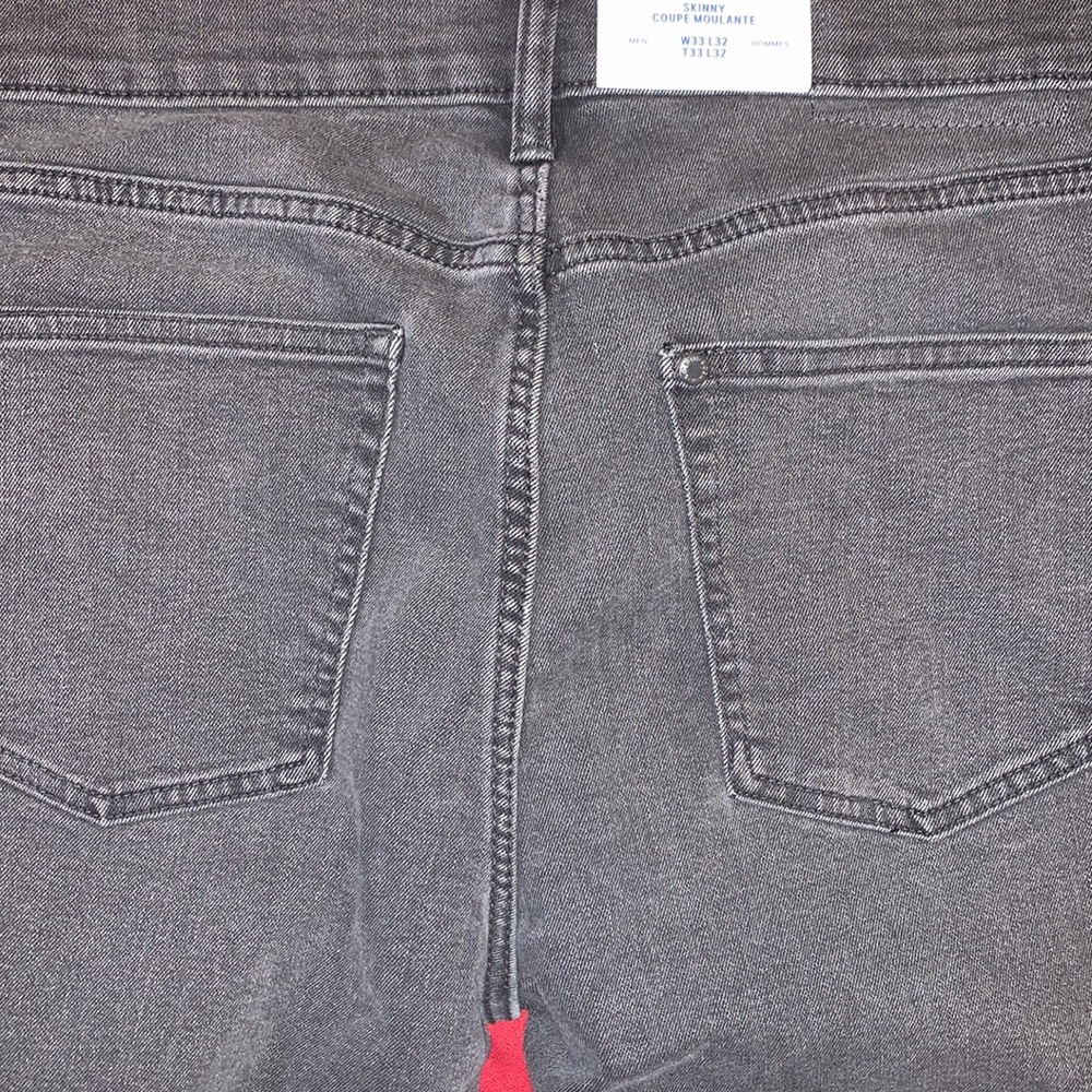 New H&M Dark Gray Skinny Stretch Jeans - Picture 8 of 9